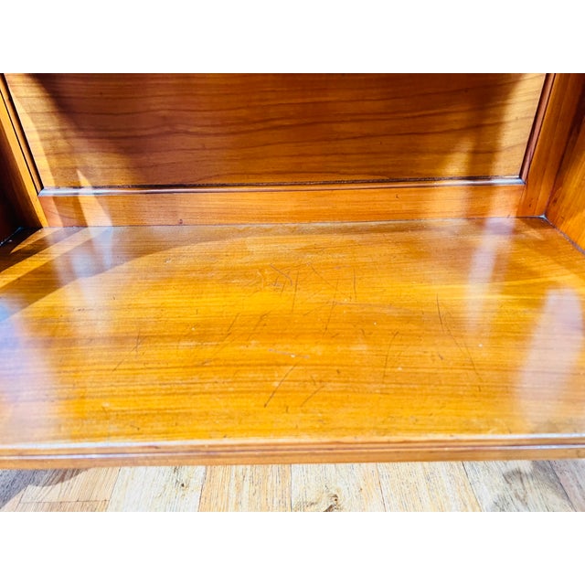 Art Nouveau Walnut Veneered Cabinet with Mirror Top from Nic. Eckel Kaiserslautern, 1890s For Sale - Image 13 of 18