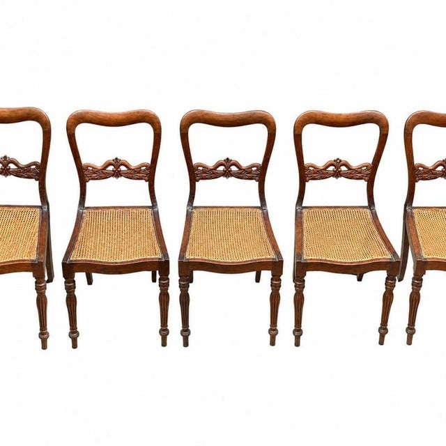 Portuguese Chairs in Mahogany, 19th Century, Set of 4 For Sale - Image 6 of 6