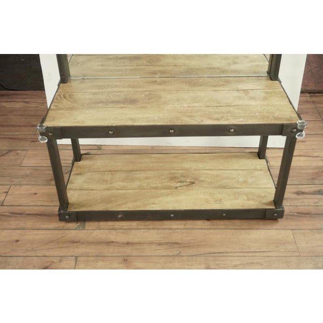 Shabby Chic Restoration Hardware Coat Rack Bench With Mirror Chairish