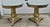 Vtg. Pair Italian Regency Style Carved Wood Pedestal End Tables W/Mirrored Tops For Sale - Image 12 of 15