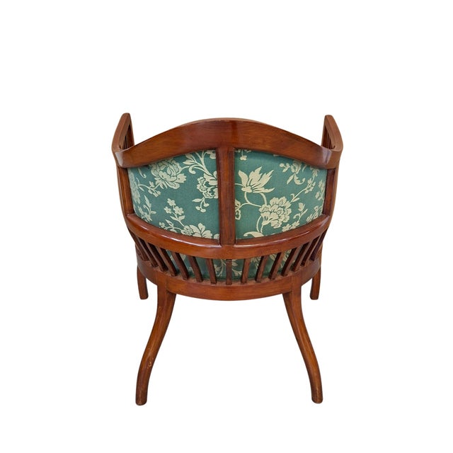 Cherry Wood Bedroom Armchair, 1980s For Sale - Image 6 of 13