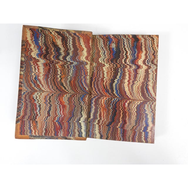 Mid 19th Century 1855 Lardner's Museum of Science and Art Leather and Marbled Paper Books - Set of 3 For Sale - Image 5 of 12