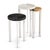 Metal Regina Andrew Andres Hair on Hide Mixer Table Set, Polished Nickel For Sale - Image 7 of 7