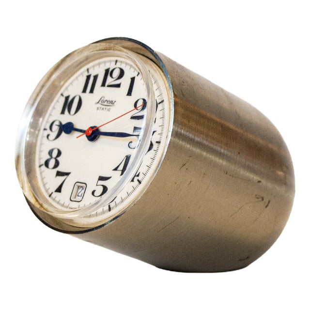 Static Table Clock by Richard Sapper for Lorenz Compasso Doro, 1960 For Sale