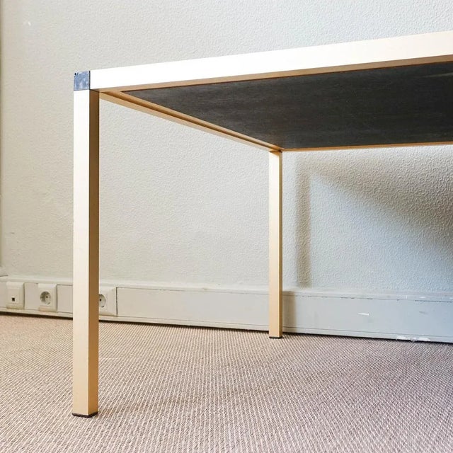 Metal Danish Lava Pattern Coffee Table, 1970s For Sale - Image 7 of 10