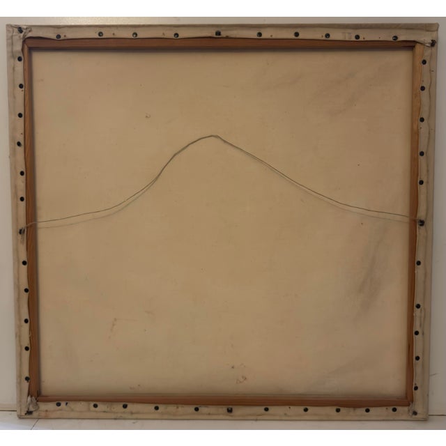 1970s Abstract Bull Painting For Sale - Image 9 of 9