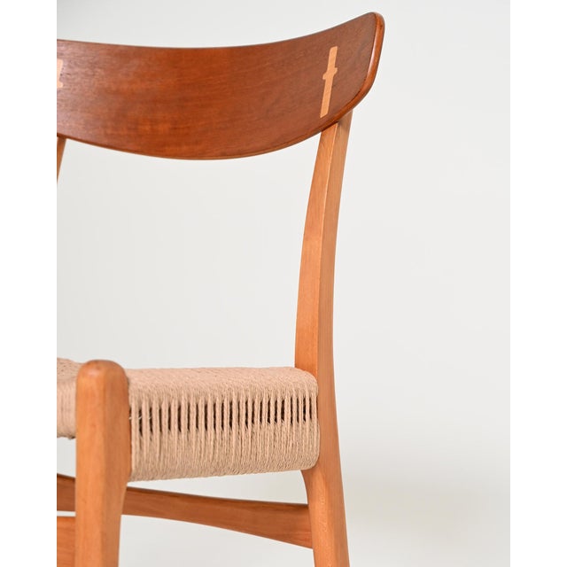 Vintage CH23 Chairs by Hans J. Wegner for Carl Hansen & Søn, 1950s, Set of 6 For Sale - Image 10 of 12