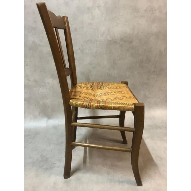 Antique Beech Side Chairs, 1900s, Set of 4 For Sale - Image 9 of 15