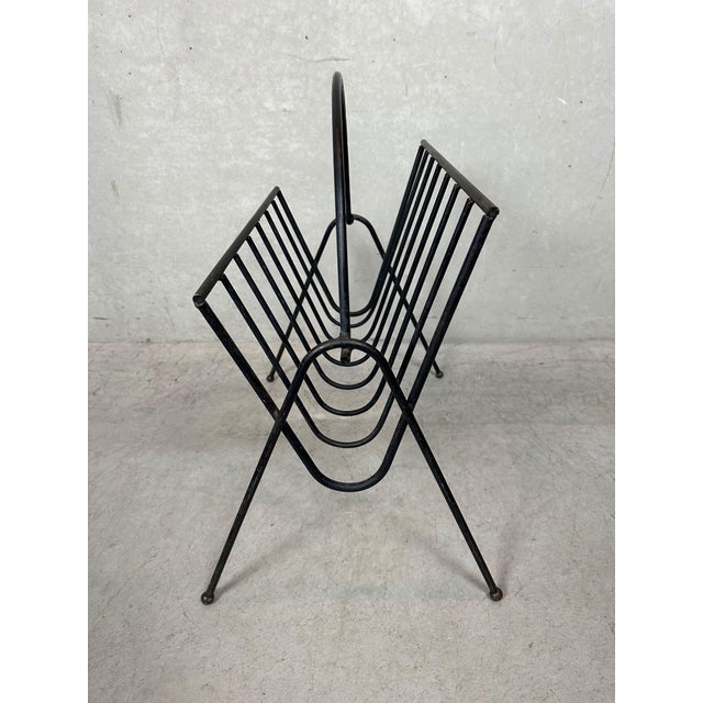 Industrial Vintage Industrial Magazine Racks, 1950s, Set of 2 For Sale - Image 3 of 11