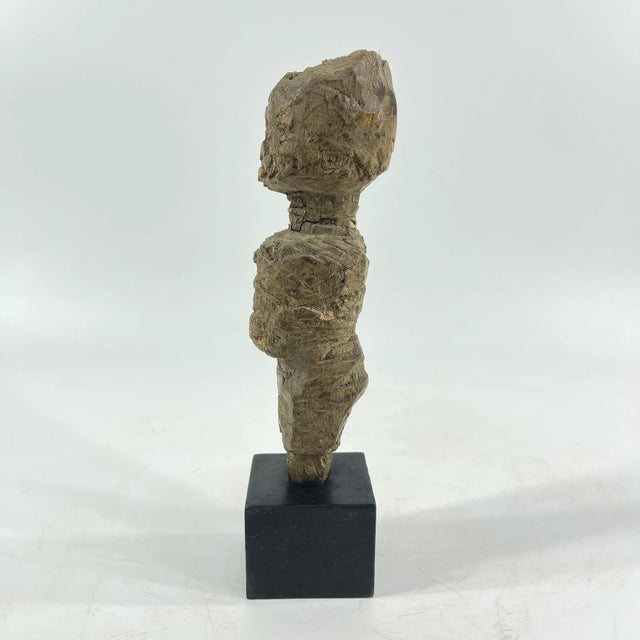 African Early 20th Century Bakongo Wooden Figure on Custom Stand For Sale - Image 3 of 7