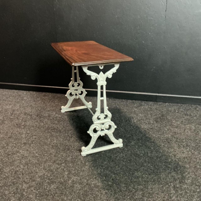 Metal Victorian Cast Iron Conservatory Table, 1890 For Sale - Image 7 of 7
