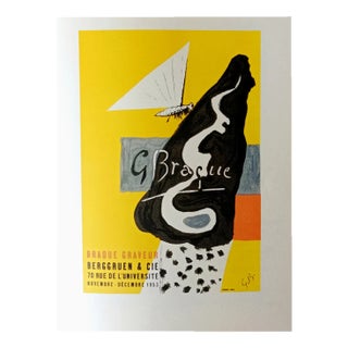Beggrubs & Cie Lithograph by Georges Braque, 1959 For Sale