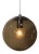 Tinted Glass Ball Fixture Chandelier Pendant Light Circa 1970's For Sale - Image 9 of 11