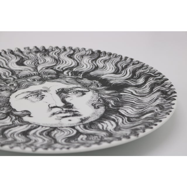 Modern 1990s Re Sole' Fornasetti Modernist Charger For Sale - Image 3 of 7