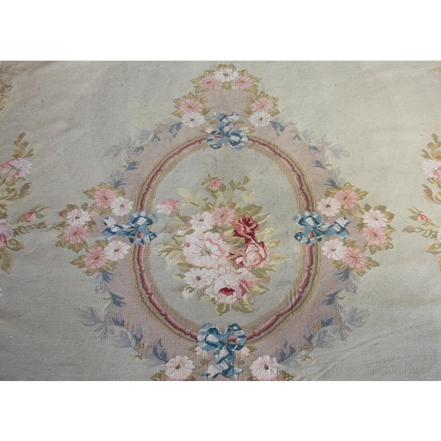 Late 20th Century Indian Aubusson Rug For Sale - Image 10 of 15
