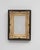 1980s French Brown Gilded Wall Mirror in Black Wooden Display Case For Sale - Image 11 of 18