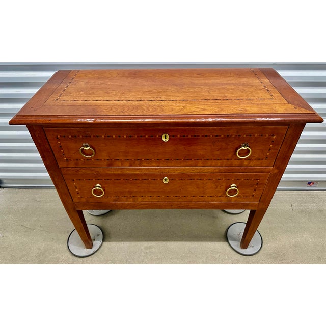 Baker Milling Road Commode Cherry 2 Drawers 40”x32”x18” For Sale In Boston - Image 6 of 12