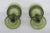 Indiana Glass Diamond Point Avocado Green Water Goblets For Sale - Image 12 of 12