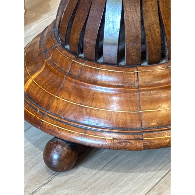 19th Century Mid 19th Century Classical Form Mahogany, Brass and Copper Peat Bucket For Sale - Image 5 of 8
