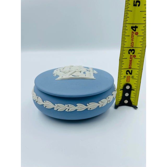 1950s Wedgewood Jasperware Ceramic Box With Mythological Motif For Sale - Image 10 of 13