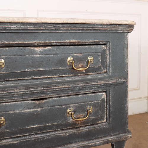 Wood English Painted Dresser Base For Sale - Image 7 of 18