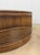 Mid 20th Century Pencil Reed Rattan Burlwood Inlay Round Coffee Table Gabriella Crespi Style Rare For Sale - Image 9 of 12