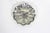 1960s Vintage Small Silver Bonbon Dish With Handle Ruffled Edge Tray, Round Silver Plated Dish With Pierced Cutout Details For Sale - Image 5 of 9