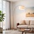 The Scallop 92" Arc Lamp is a Modern arc lamp with a weathered brass steel frame, designed by Peter Morelli in 1960. This...