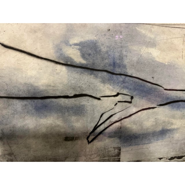 Curt Asker (1930-2015), Sweden, Untiled, Edition Of 3 Uniquely Embellished Etchings With Watercolor Paints, Professionally...