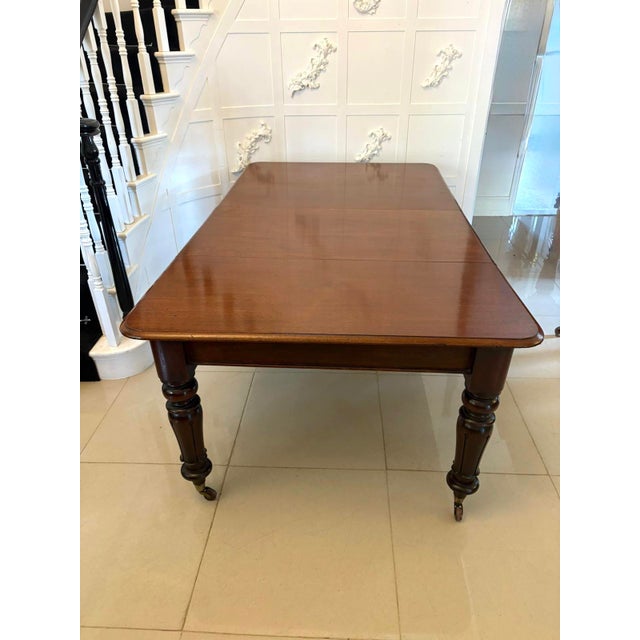 Antique Victorian Quality Mahogany 10 Seater Extending Dining Table, 1850 For Sale - Image 6 of 13