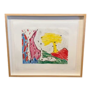 Carroll Dunham Colored Etching I