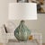Traditional Tausha Green Table Lamp For Sale - Image 3 of 6