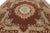 Late 18th Century Antique Aubusson Rug in Brown With Floral Medallion, From Rug & Kilim For Sale - Image 5 of 7