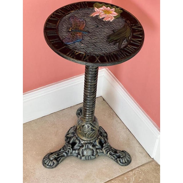 Antique Cast Iron Occasional Table For Sale - Image 4 of 7