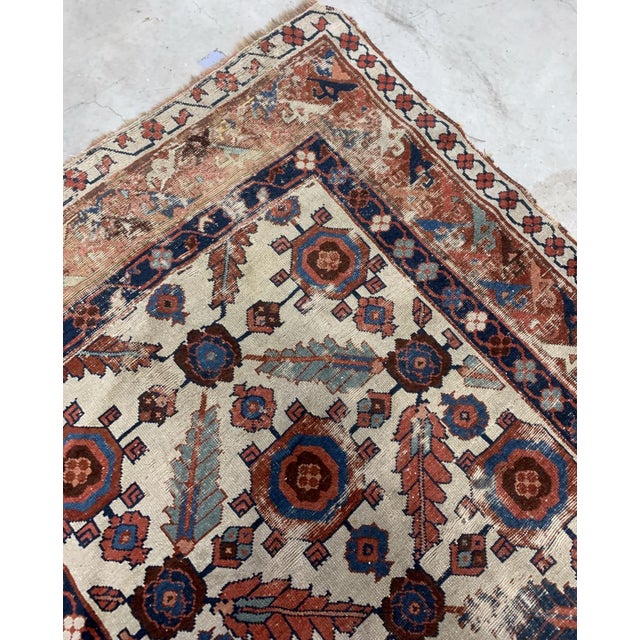 Persian 1820s, Handmade Antique North-West Persian Rug 3.11' X 8' For Sale - Image 3 of 10