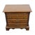 American Stanley Furniture Solid Oak Rustic Early American 27" Three Drawer Nightstand 3413-80 For Sale - Image 3 of 15