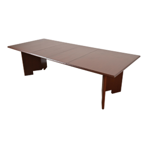 Frank Lloyd Wright for Heritage-Henredon Taliesin Mahogany Extension Dining Table, Newly Refinished