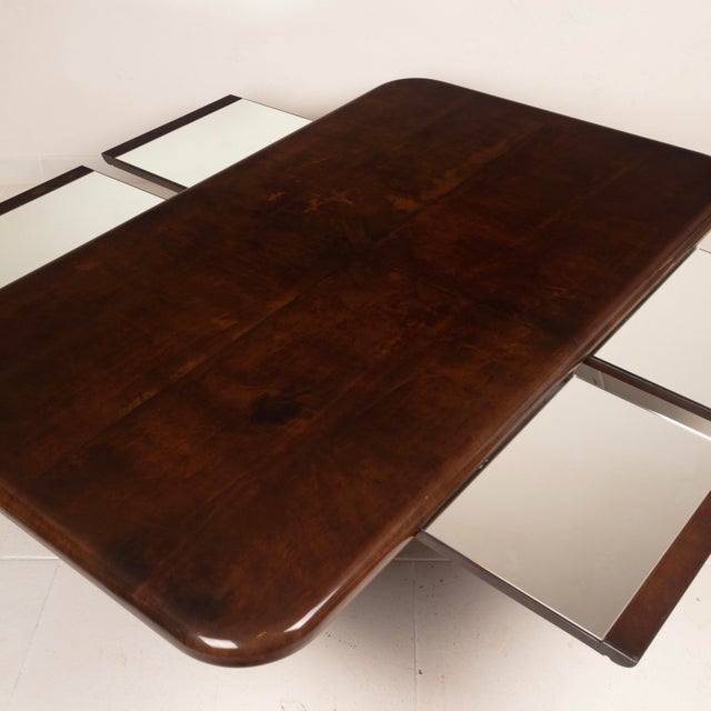 Model 2315 Coffee Table in Parchment and Mirrors by Giorgio Tura for Tura, 1980 For Sale - Image 15 of 18