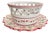Vintage Hand-Painted Portuguese Cachepot and Reticulated Underplate in the Style of Herend For Sale