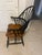 Black Late 20th Century Homestead House Vintage Colonial-Style Windsor Arm Chair For Sale - Image 8 of 12