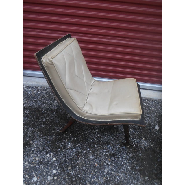 Mid-Century Modern Early Mid-Century Modern Carter Bros. Scoop Chair For Sale - Image 3 of 5