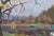1990s Autumn Oil Painting, Rural Landscape, Ukrainian Art 34-49 For Sale - Image 4 of 6