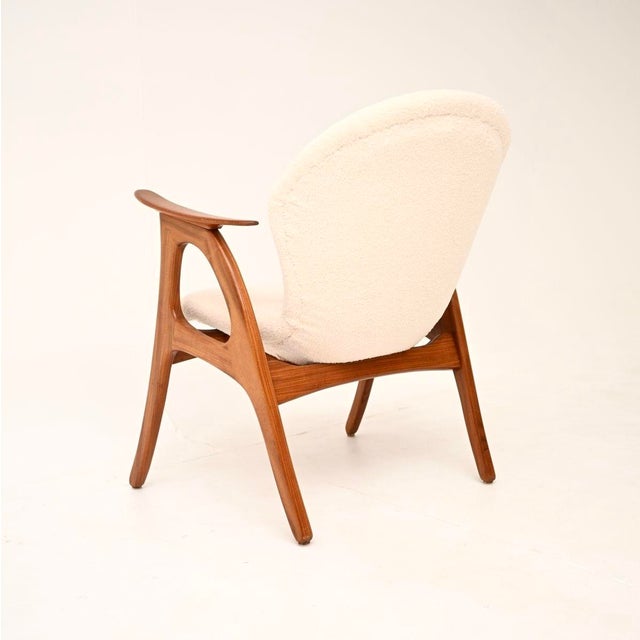 Wood Vintage Danish Teak Lounge Chair by Aage Christiansen for Erhardsen & Andersen, 1960 For Sale - Image 7 of 11