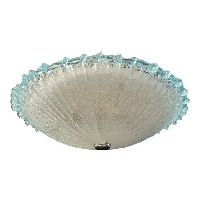 1960s Murano Graniglia Flush Mount For Sale