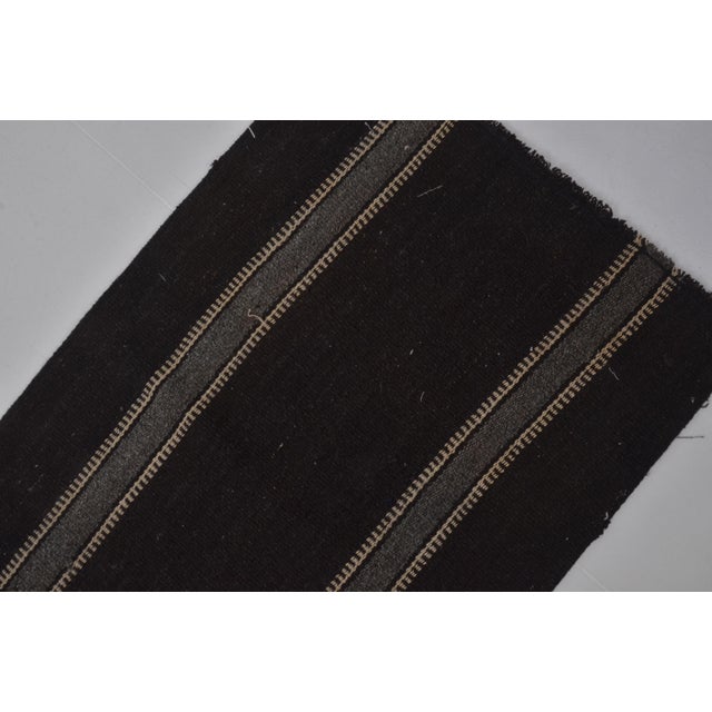 Vintage Anatolian Stripe Kilim Runner For Sale - Image 4 of 9