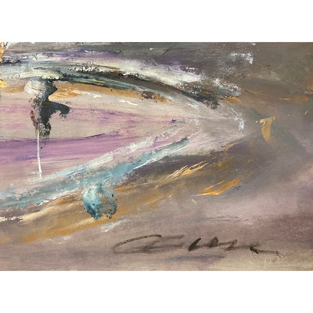 Coastal Abstract Coastal Lighthouse Painting For Sale - Image 3 of 4