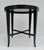 Barbara Barry Collection for Baker Furniture Black Satin Lacquer Oval Shaped Side/End Table For Sale - Image 12 of 18