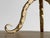 Brutalist Shabby-Chic Candelabra in Golden Wrough Iron, France, 2001 For Sale - Image 9 of 14