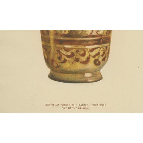 Paper Henry Wallis Lustreware Albarello, 1899, Chromolithograph For Sale - Image 7 of 9