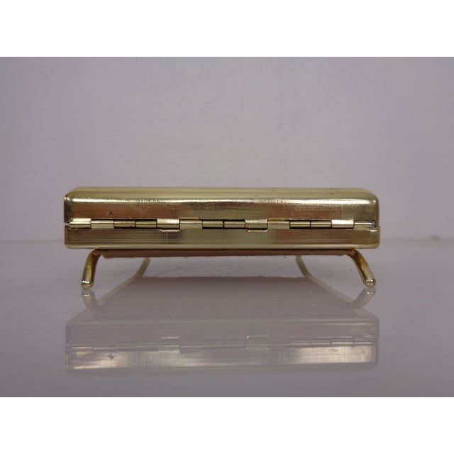 Gold Mid-Century Modern Cigarette Dispenser Case from WMF, Germany, 1960s For Sale - Image 8 of 17